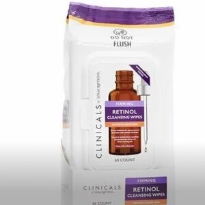 Retinol Cleansing Wipes - Purple and White